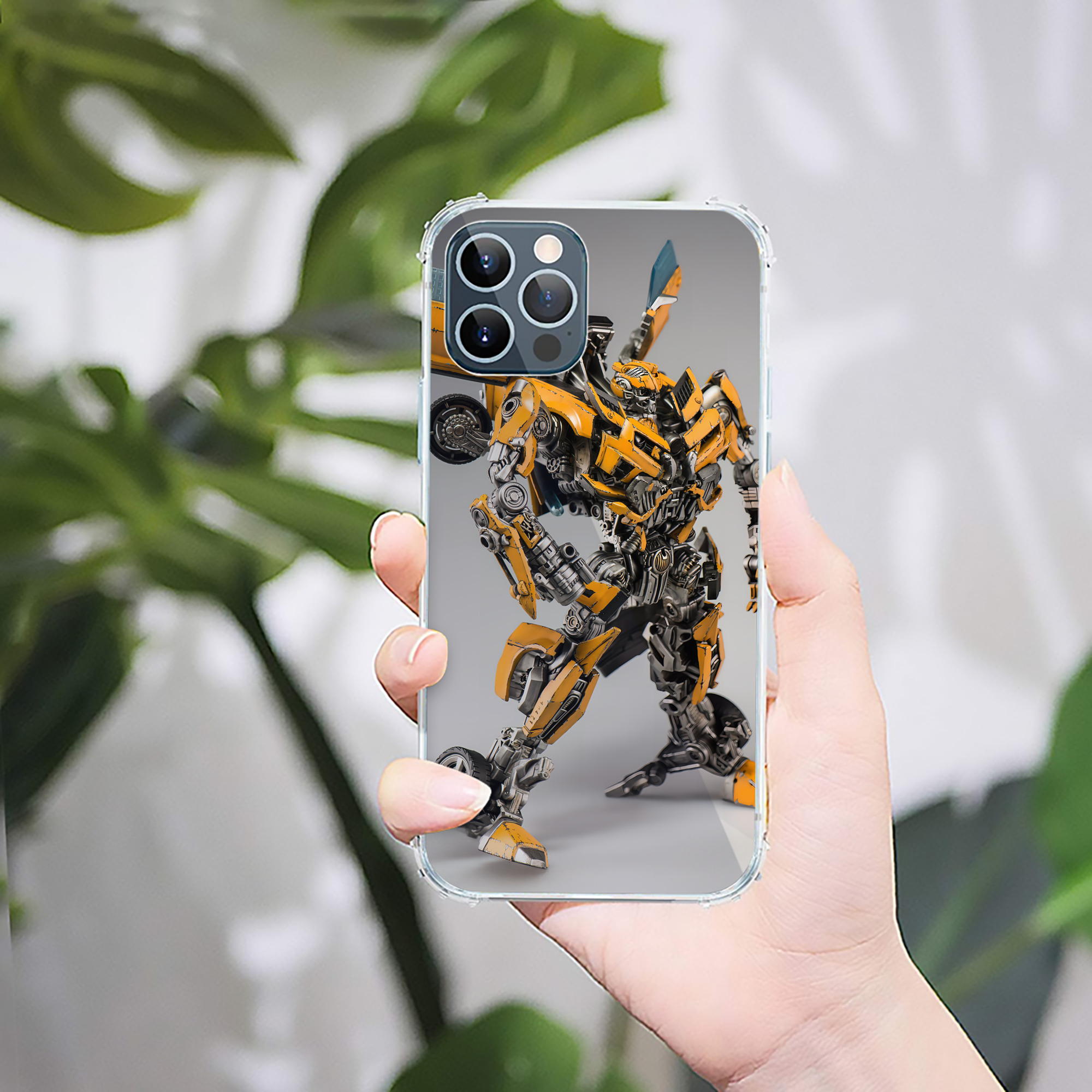 （画像用） Transformers トランスフォーマー 【iPhone 12シリーズ対応】透明スマホケース（クリアソフトケース）